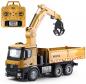Preview: Huina 1575 RC Kipplader mit Kran, Holz und Schrottgreifer
