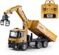 Preview: Huina 1575 RC Kipplader mit Kran, Holz und Schrottgreifer