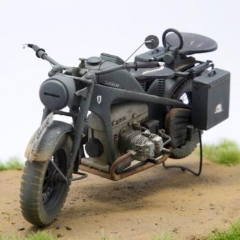 1/16 Bausatz Motorrad Zündapp KS-750/1 Solo