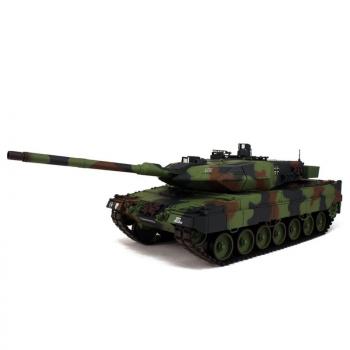 Heng Long RC Panzer Leopard 2A6 flecktarn BB+IR (Metallketten)