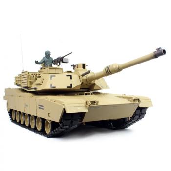 Heng Long RC Panzer M1A2 Abrams sand BB+IR (Metallketten)