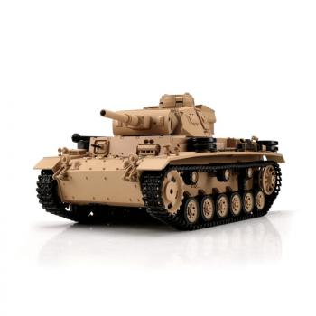 Heng Long RC Panzer III Ausf. H sand BB+IR (Metallketten)