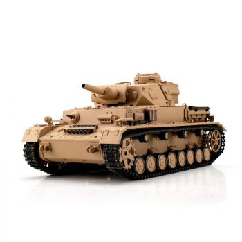 Heng Long RC Panzer PzKpfw IV Ausf. F1 sand BB+IR (Metallketten)