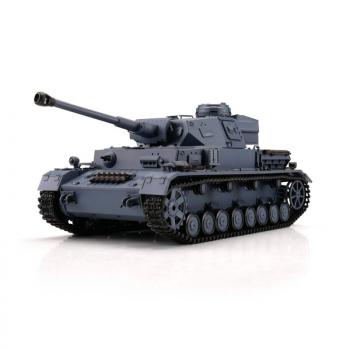 Heng Long RC Panzer PzKpfw IV Ausf. F2 grau BB+IR (Metallketten)