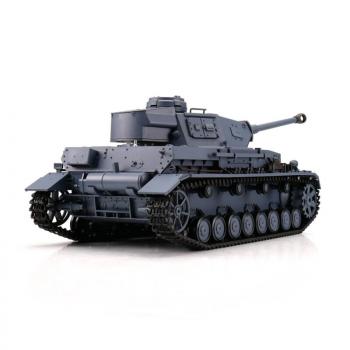 Heng Long RC Panzer PzKpfw IV Ausf. F2 grau BB+IR (Metallketten)