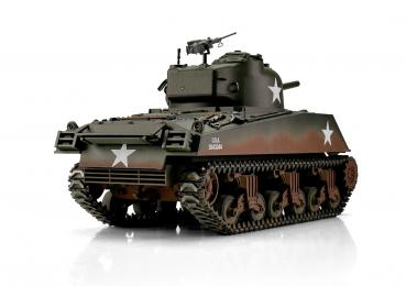 Torro RC Panzer M4A3 Sherman 75mm grün IR Rauch