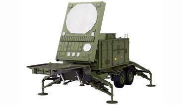 U.S. M747  Sattelauflieger Radar grün KIT 1:12