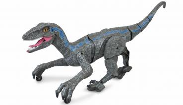 Velociraptor RC Dinosaurier 45cm, RTR grau