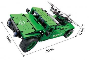 RC Militär Bausteinfahrzeug mit Fernsteuerung
