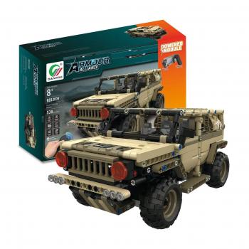 RC Bausteintruck Militärfahrzeug Pickup Truck