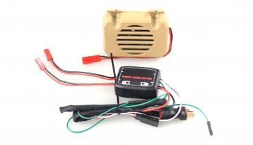 Sound Set mit beigem Gehäuse für RC Lastwagen Oskosh HEMTT M983 8X8 RTR 1:12