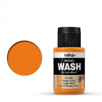 MODEL-WASH Verwitterungs-Effekt Farbe von Vallejo 76.505 Light Rust / Heller Rost