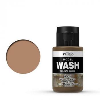 MODEL-WASH Verwitterungs-Effekt Farbe von Vallejo 76.514 Dark Brown / Dunkelbraun