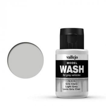 MODEL-WASH Verwitterungs-Effekt Farbe von Vallejo 76.515 Light Grey / Hellgrau