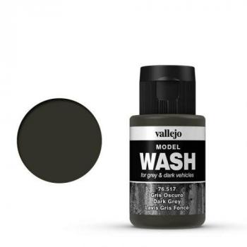 MODEL-WASH Verwitterungs-Effekt Farbe von Vallejo 76.517 Dark Grey / Dunkelgrau