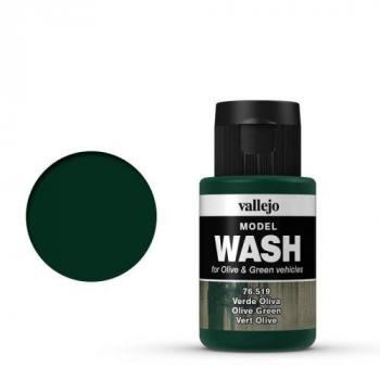 MODEL-WASH Verwitterungs-Effekt Farbe von Vallejo 76.519 Olive Green / Olivgrün