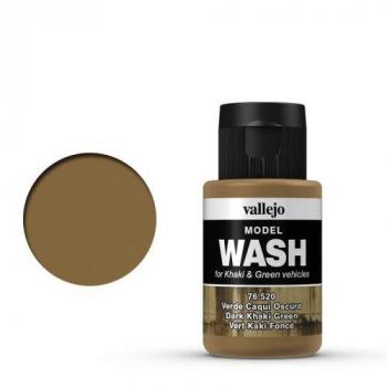 MODEL-WASH Verwitterungs-Effekt Farbe von Vallejo 76.520 Dark Khaki Green/ Dunkles Khakigrün