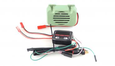 Sound Set mit grünem Gehäuse für RC Lastwagen Oskosh HEMTT M977 8X8 RTR 1:12