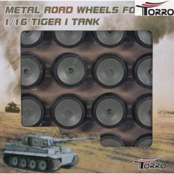 ALU Laufrollen Set Frühe Version für TORRO Tiger 1 Panzer