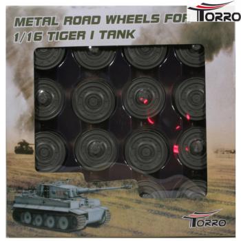 ALU Laufrollen Set Späte Version für TORRO Tiger 1 Panzer