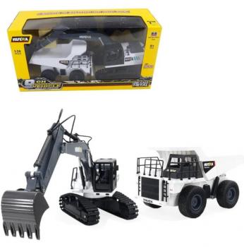 Huina 1559 Bagger und Muldenkipper Set 1:24