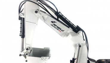 Bagger Vollmetall 1:14 weiß, 2,4GHz (neue V4 Version)