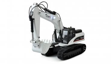 Bagger Vollmetall 1:14 weiß, 2,4GHz (neue V4 Version)