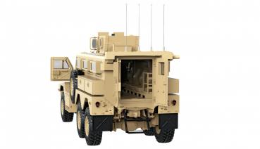 HG P602 US-Miltitärfahrzeug MRAP 6x6 1:12 RTR mit Licht, Sound & Rauch