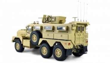 HG P602 US-Miltitärfahrzeug MRAP 6x6 1:12 RTR mit Licht, Sound & Rauch