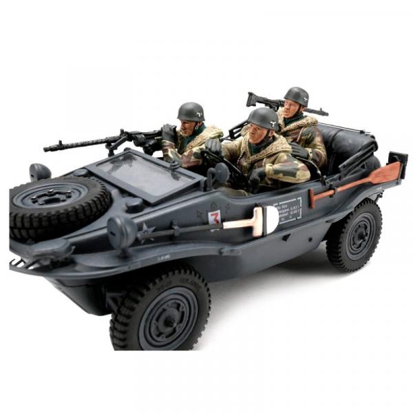 1/16 Figuren Schwimmwagen Besatzung Set Fallschirmjäger Winter