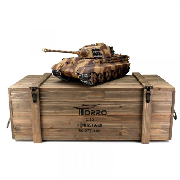 Torro RC Panzer Königstiger tarn 1944 Ostfront BB Rauch