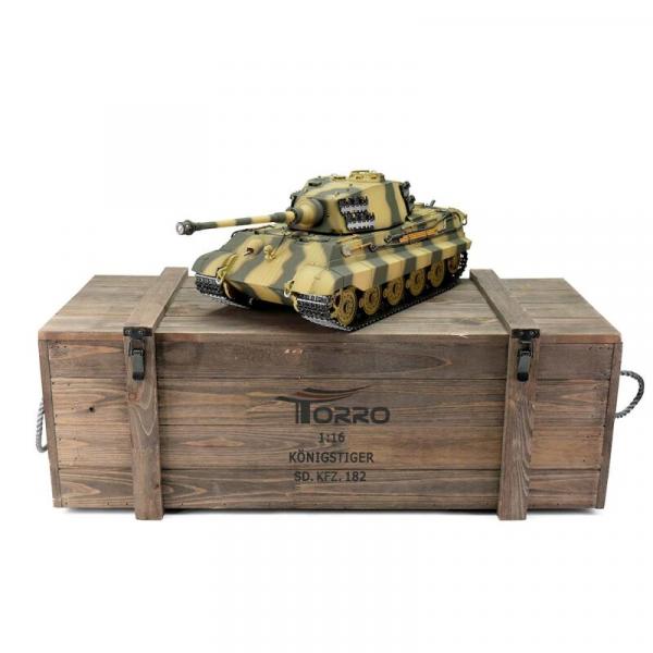 Torro RC Panzer Königstiger tarn IR Rauch