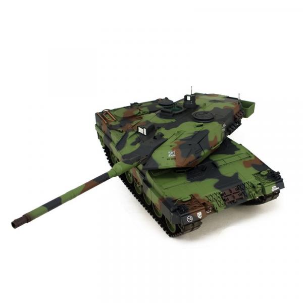 Heng Long RC Panzer Leopard 2A6 flecktarn BB+IR (Metallketten)