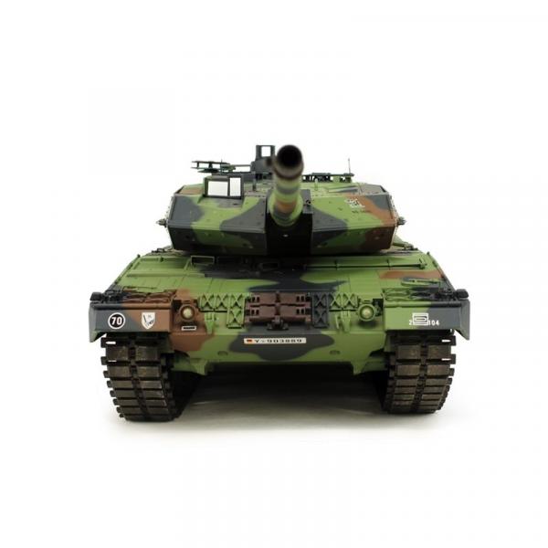 Heng Long RC Panzer Leopard 2A6 flecktarn BB+IR (Metallketten)