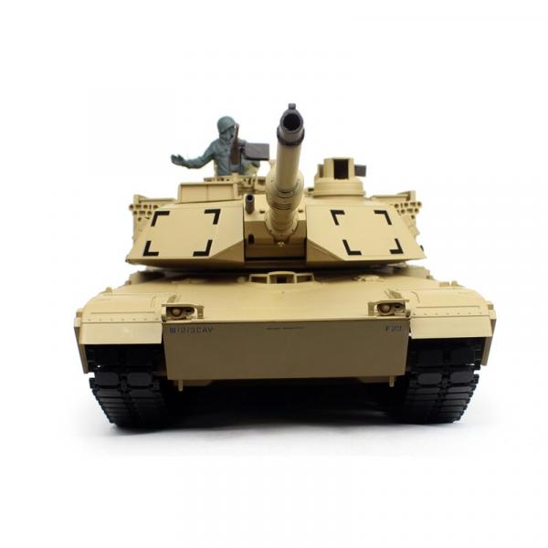 Heng Long RC Panzer M1A2 Abrams sand BB+IR (Metallketten)