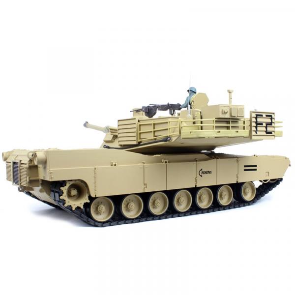 Heng Long RC Panzer M1A2 Abrams sand BB+IR (Metallketten)