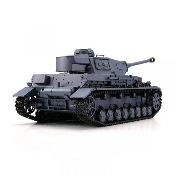Heng Long RC Panzer PzKpfw IV Ausf. F2 grau BB+IR (Metallketten)