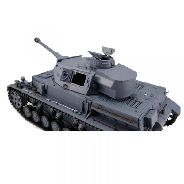 Heng Long RC Panzer PzKpfw IV Ausf. F2 grau BB+IR (Metallketten)