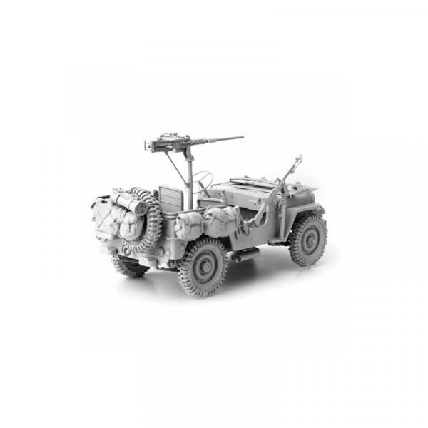 1/16 Bausatz Willys Jeep US Army mit Cal.50