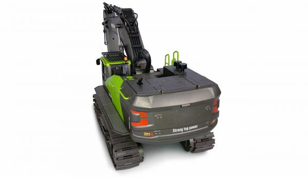 Huina 1593 Kettenbagger 1:14 + 3 Anbauteile