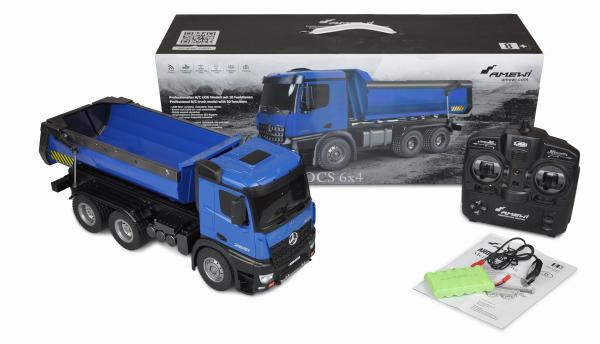 Mercedes-Benz Arocs Lizenz Muldenkipper 2,4GHz RTR blau