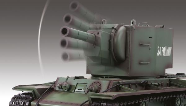 Heng Long RC Panzer KV-2 grün BB+IR