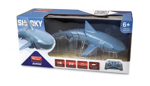 SHARKY - DER BLAUE HAI, 4 KANAL 2,4GHZ, RTR