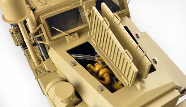 HG P602 US-Miltitärfahrzeug MRAP 6x6 1:12 RTR mit Licht, Sound & Rauch