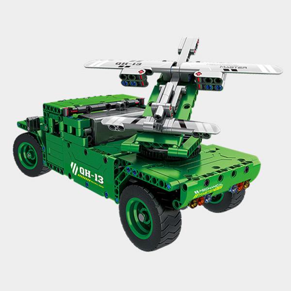 RC Militär Bausteinfahrzeug mit Fernsteuerung