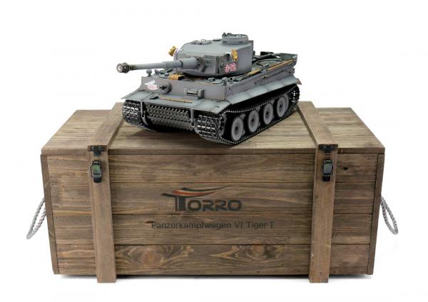 Torro RC Panzer Tiger I Frühe Ausf. grau IR Rauch
