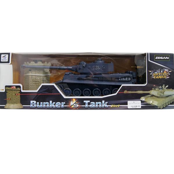 RC Battle Panzer German Tiger 1:28 mit integriertem Infrarot Kampfsystem 2.4 Ghz