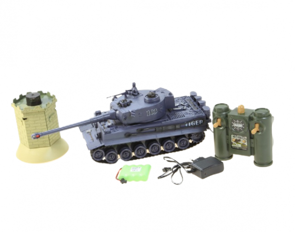 RC Battle Panzer German Tiger 1:28 mit integriertem Infrarot Kampfsystem 2.4 Ghz