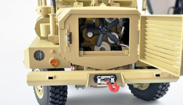 HG P602 US-Miltitärfahrzeug MRAP 6x6 1:12 RTR mit Licht, Sound & Rauch