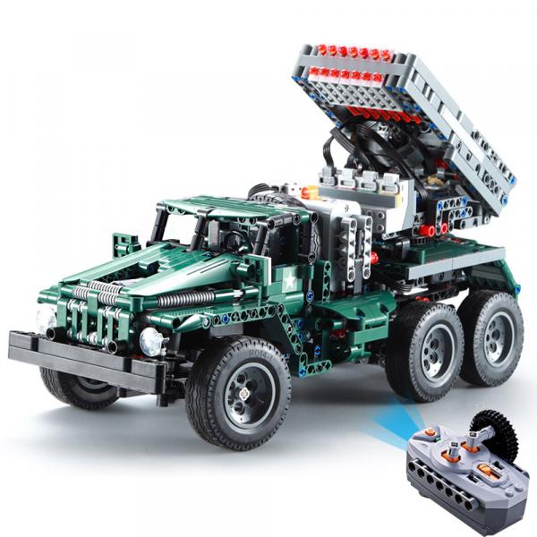 Cada C61002W RC BM-21 Militär Baustein LKW